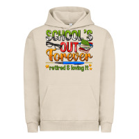 Pigment French Oak schools out forever Urban Hoodie - NancyCooperArtShop