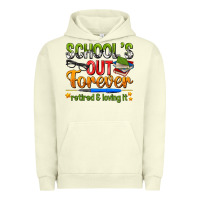 Pigment Pistachio schools out forever Urban Hoodie - NancyCooperArtShop