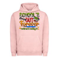 Pigment Salmon schools out forever Urban Hoodie - NancyCooperArtShop