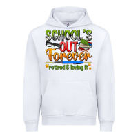 White schools out forever Urban Hoodie - NancyCooperArtShop
