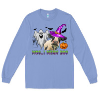 Colony Blue moo i mean boo Long Sleeve Tee - Zillion Design Studio