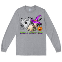 Heather Grey moo i mean boo Long Sleeve Tee - Zillion Design Studio