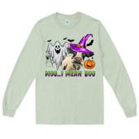 Matcha moo i mean boo Long Sleeve Tee - Zillion Design Studio
