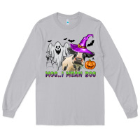 Moon Dust moo i mean boo Long Sleeve Tee - Zillion Design Studio