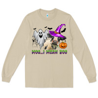 Mushroom moo i mean boo Long Sleeve Tee - Zillion Design Studio