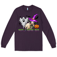 Plum moo i mean boo Long Sleeve Tee - Zillion Design Studio