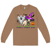 Toasted Coconut moo i mean boo Long Sleeve Tee - Zillion Design Studio