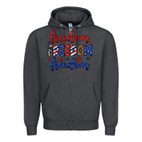 Smoke Freedom freedom freedom Zipper Hoodie - Neo Western