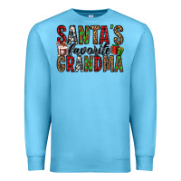 Ocean Blue santa's favorite grandma Premium Sweatshirt - Jasminsmagicworld