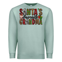Seafoam santa's favorite grandma Premium Sweatshirt - Jasminsmagicworld