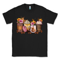 Black leopard rose glitter flowers coffee cups Classic Tee - Zillion Design Studio