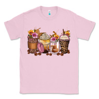 Bubblegum Pink leopard rose glitter flowers coffee cups Classic Tee - Zillion Design Studio