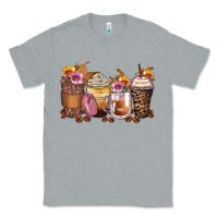 Heather Grey leopard rose glitter flowers coffee cups Classic Tee - Zillion Design Studio