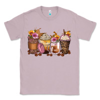Lilac leopard rose glitter flowers coffee cups Classic Tee - Zillion Design Studio
