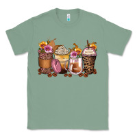 Sage leopard rose glitter flowers coffee cups Classic Tee - Zillion Design Studio