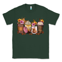 Sports Green leopard rose glitter flowers coffee cups Classic Tee - Zillion Design Studio