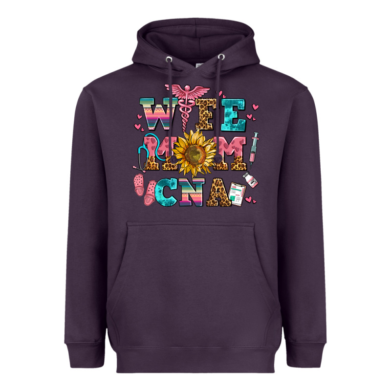 Wife Mom Cna Heavyweight Hoodie by AdoDesignShop | Teevron