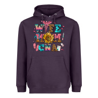 Plum wife mom cna Heavyweight Hoodie - AdoDesignShop