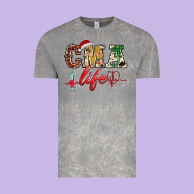 Christmas Certified Medical Assistant Life Vintage Tee Designed By Barkaloodesign