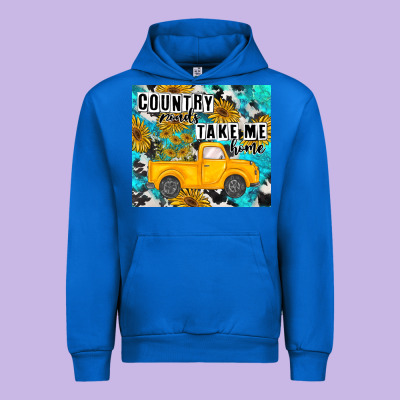 Country Roads Take Me Home Urban Hoodie Designed By Maliassmallbusiness