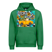 Emerald country roads take me home Urban Hoodie - MaliasSmallBusiness