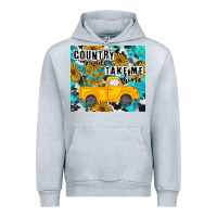 Heather Grey country roads take me home Urban Hoodie - MaliasSmallBusiness