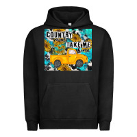 Pigment Black country roads take me home Urban Hoodie - MaliasSmallBusiness