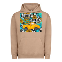Pigment Burro country roads take me home Urban Hoodie - MaliasSmallBusiness