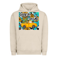 Pigment French Oak country roads take me home Urban Hoodie - MaliasSmallBusiness