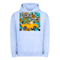 Pigment Grape Ice country roads take me home Urban Hoodie - MaliasSmallBusiness