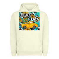 Pigment Pistachio country roads take me home Urban Hoodie - MaliasSmallBusiness