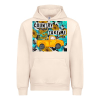 Sandshell country roads take me home Urban Hoodie - MaliasSmallBusiness