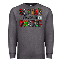 Charcoal Heather santa's favorite doctor Premium Sweatshirt - Jasminsmagicworld