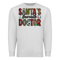 Dove Grey santa's favorite doctor Premium Sweatshirt - Jasminsmagicworld