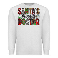Oatmeal Heather santa's favorite doctor Premium Sweatshirt - Jasminsmagicworld