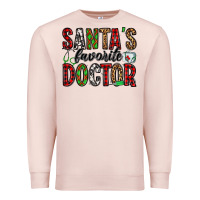 Pale Pink santa's favorite doctor Premium Sweatshirt - Jasminsmagicworld