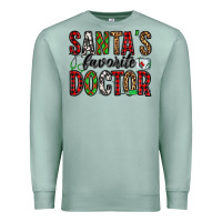 Seafoam santa's favorite doctor Premium Sweatshirt - Jasminsmagicworld