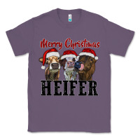 Lavender merry christmas heifer Classic Tee - RanaPortraitStore