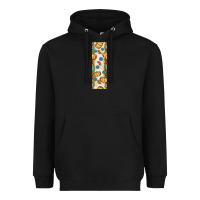 Black pumpkin fall Heavyweight Hoodie - BundleAndBundleShop