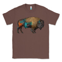 Chestnut leopard bison Classic Tee - RanaPortraitStore