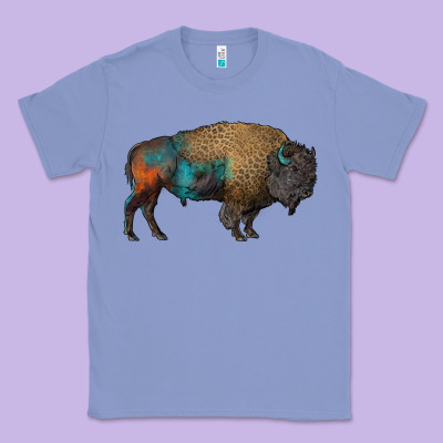 Leopard Bison Classic Tee Designed By Ranaportraitstore