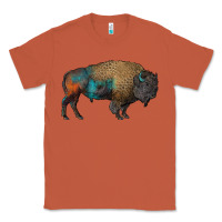 Copper leopard bison Classic Tee - RanaPortraitStore