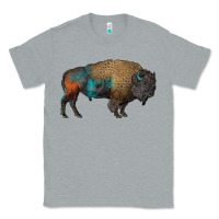 Heather Grey leopard bison Classic Tee - RanaPortraitStore