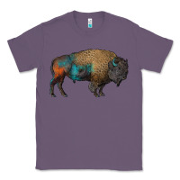 Lavender leopard bison Classic Tee - RanaPortraitStore