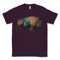 Plum leopard bison Classic Tee - RanaPortraitStore