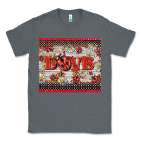 Charcoal Heather love ladybug Classic Tee - BarkalooDesign