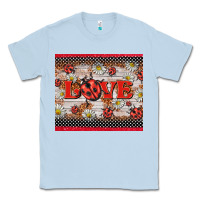 Dusty Blue love ladybug Classic Tee - BarkalooDesign