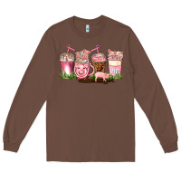 Chestnut pig coffee cups Long Sleeve Tee - AdoDesignShop