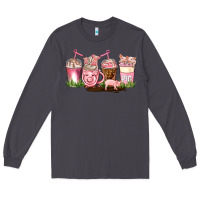 Smoke pig coffee cups Long Sleeve Tee - AdoDesignShop