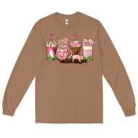 Toasted Coconut pig coffee cups Long Sleeve Tee - AdoDesignShop